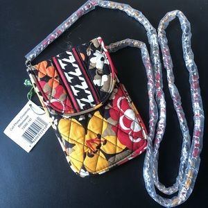 Vera Bradley cell phone crossbody NEW WITH TAGS